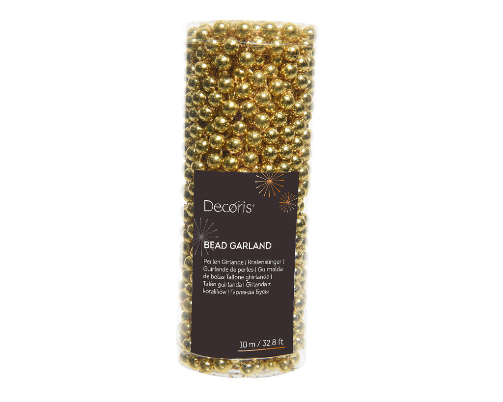 Light gold beaded garland