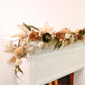 Woodland inspired garland with pumpkins and acorns