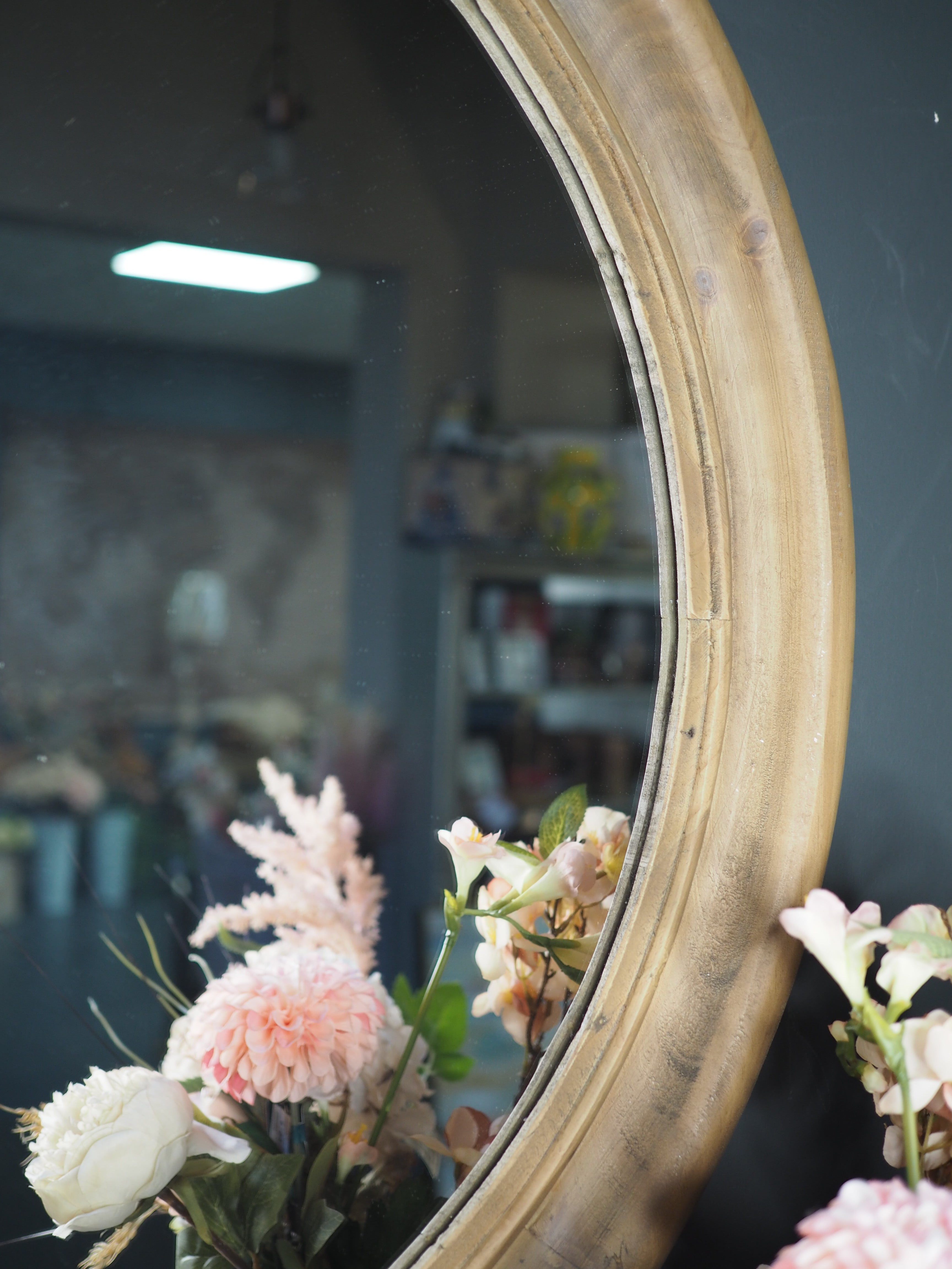 Donard wooden wall mirror 90cm