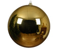 Light gold oversized shatterproof bauble 20cm