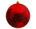 Christmas red oversized shatterproof bauble 20cm