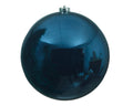 Dark blue oversized shatterproof bauble 20cm