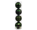 Pine Green Baubles 4 pack
