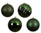 Pine Green Baubles 4 pack