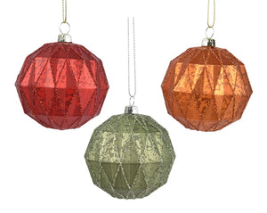 Bauble matt 3col ass