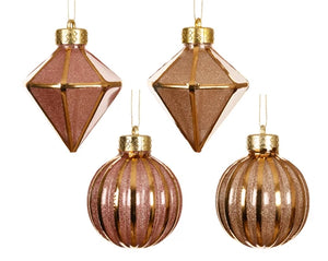 Hanging Baubles with Gold Outline 4 varieties