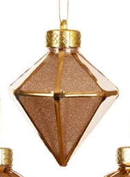 Hanging Baubles with Gold Outline 4 varieties