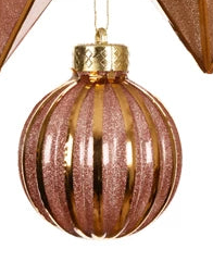 Hanging Baubles with Gold Outline 4 varieties