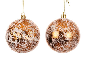 Bronze textured bauble