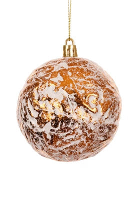 Bronze textured bauble