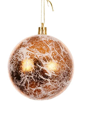 Bronze textured bauble