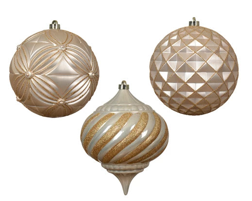 Large pearl shatterproof decorative hanging decs (3 Styles)