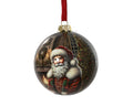 Vintage Santa shatterproof bauble