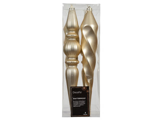 Pearl pendant style hanging decs - Pack of 4