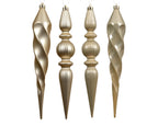 Pearl pendant style hanging decs - Pack of 4