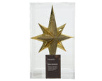 Gold star tree topper