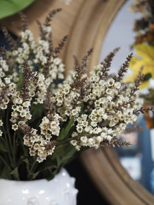 Antique Cream Mini Bell Flower Spray