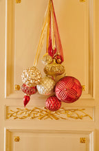 Red and gold finial hanging decoration