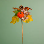 Autumn pumpkin mix stem - 38cm