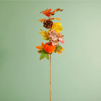 Autumn pumpkin mix stem - 60cm