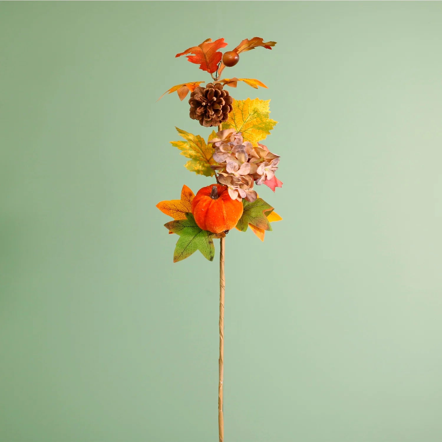 Autumn pumpkin mix stem - 60cm