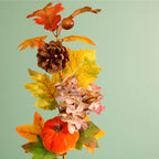 Autumn pumpkin mix stem - 60cm