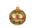 Merry Christmas glass bauble