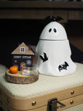 Black wooden creepy cottage tealight