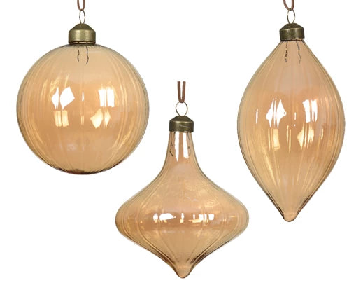 Ambler ribbed glass hanging decs