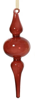 Finial style hanging decs