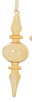 Finial style hanging decs