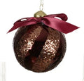Bauble Glass Gold Decoration 4 designs