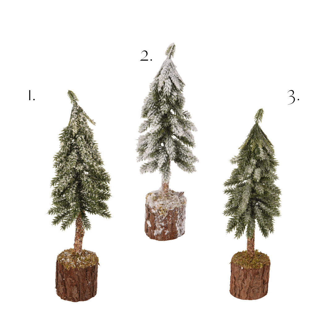 Mini snowy trees (3 styles)