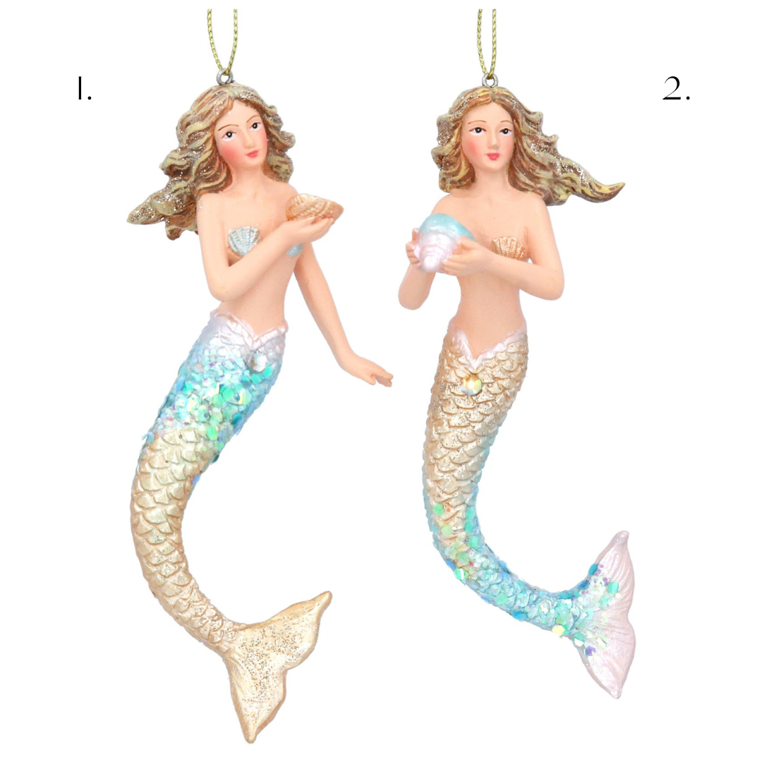 Mermaids hanging decs (2 styles)