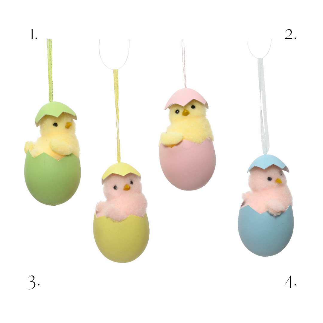 Hatching chick hanging decs (4 Styles)