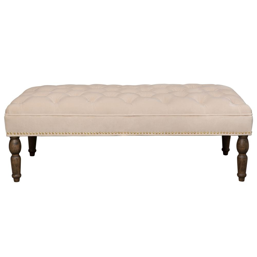 Sand button pressed footstool