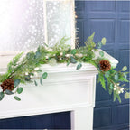 Winter premium Woodland Forest garland in ivory