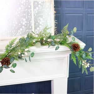 Winter premium Woodland Forest garland in ivory