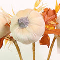 Cream velvet pumpkin pick