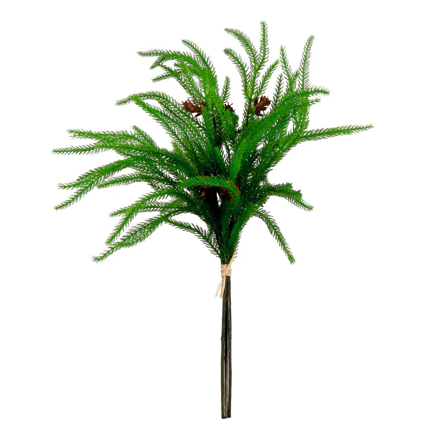 Real touch weeping Norfolk pine handtie