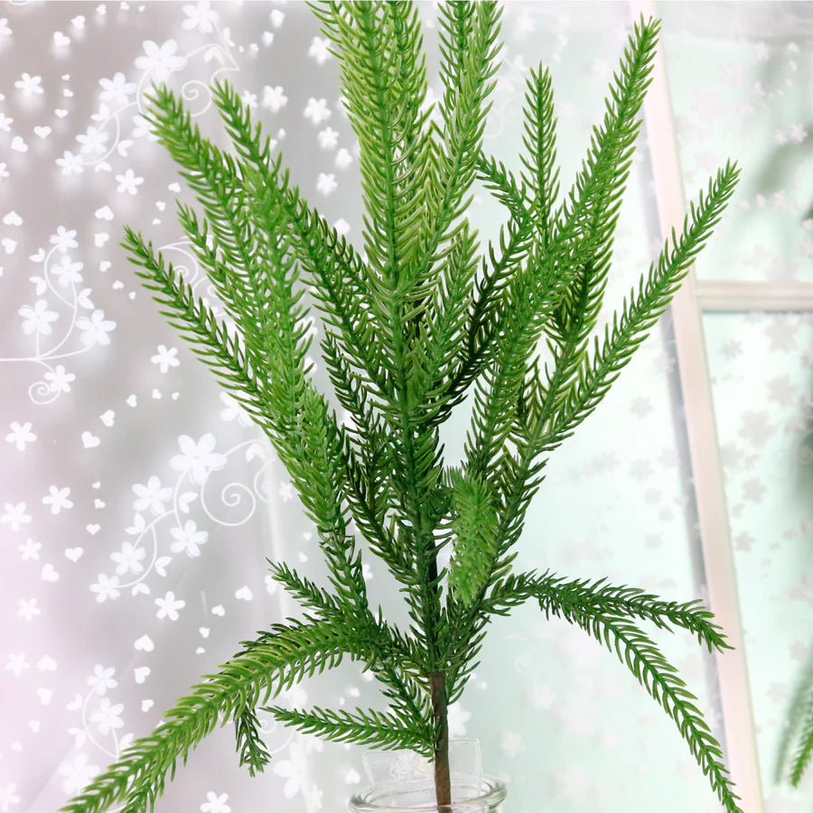 Real touch weeping Norfolk pine pick