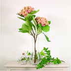 Imperial hydrangea spray in light pink