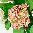 Imperial hydrangea spray in light pink