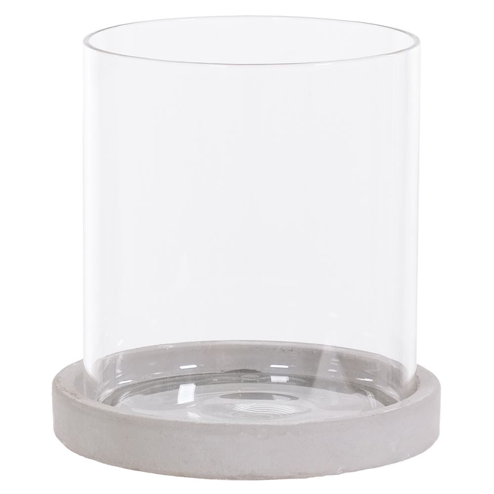 Small stone candle lamp