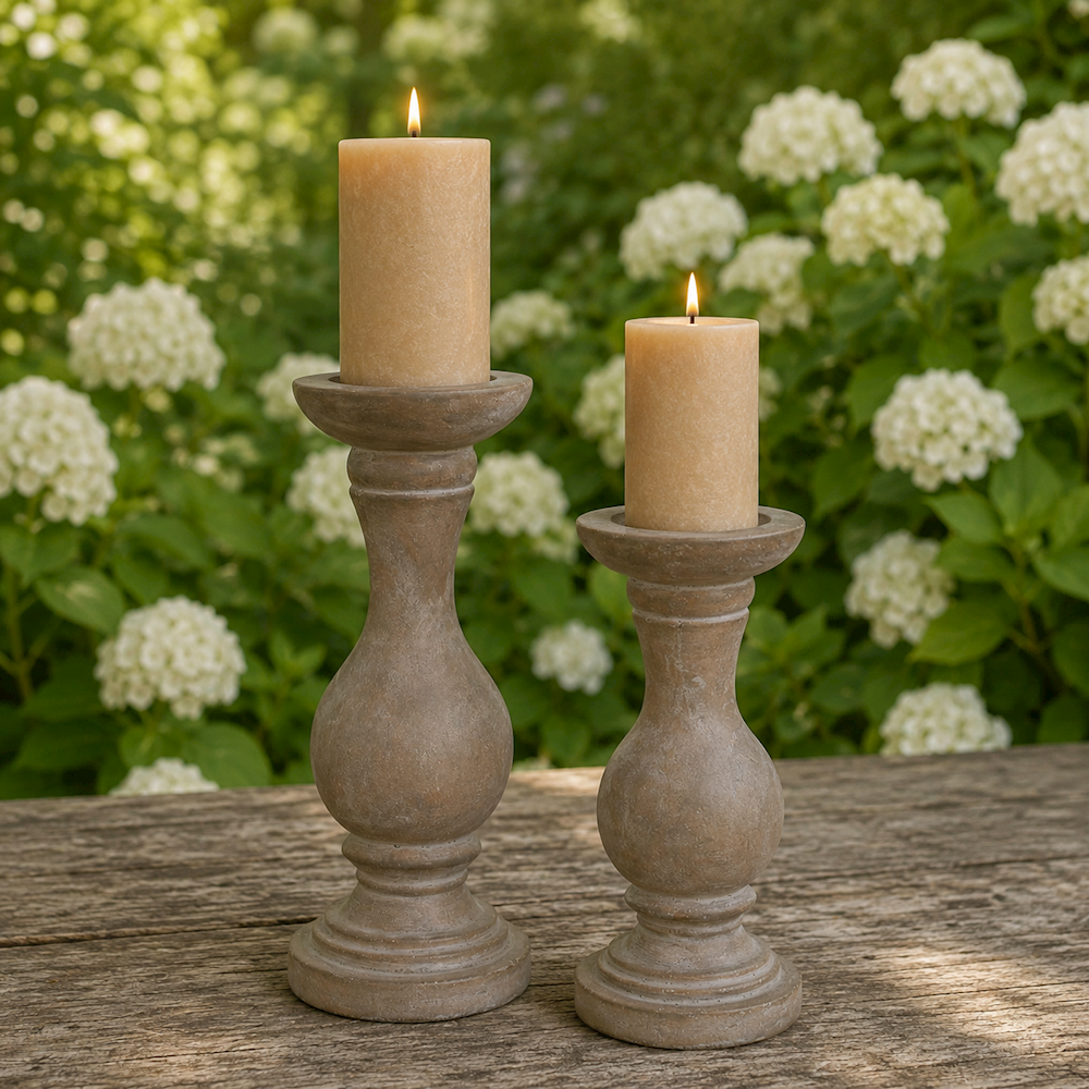 Siena large ball candle holder