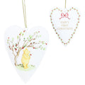 Winnie-The-Pooh 'Baby's 1st, Christmas' tin heart