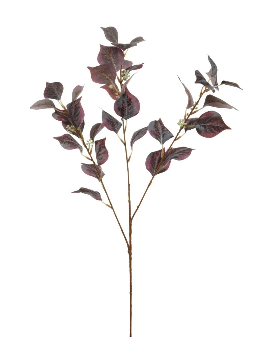 Burgundy Noah leaf spray