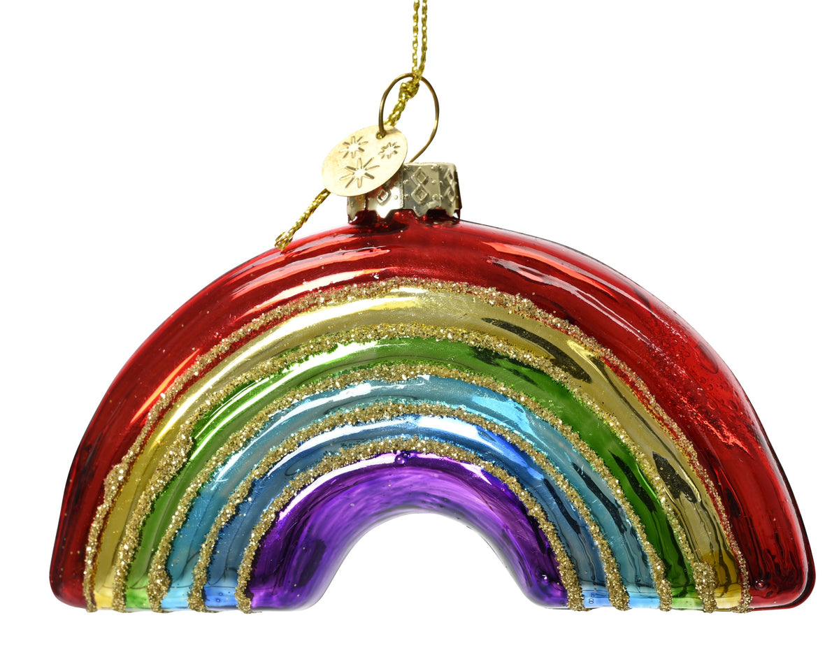 Rainbow glass hanging decoration