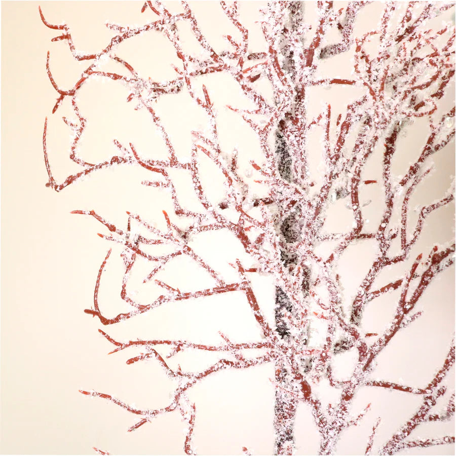 Christmas frosted twig spray