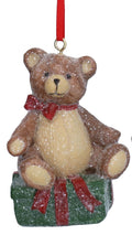 Cute Christmas teddy hanging dec